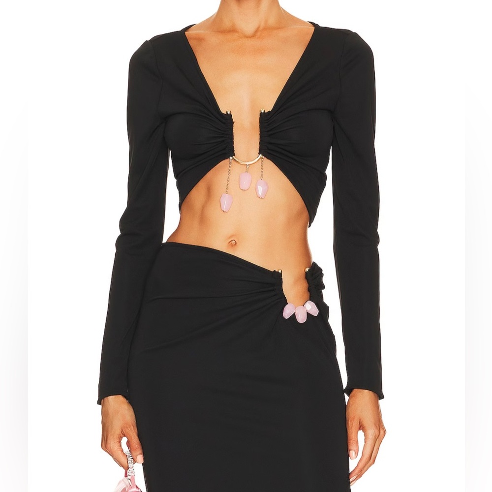 NWT LACADEMIE EVERLY CROP TOP